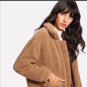 Blush teddy bear jacket ✨